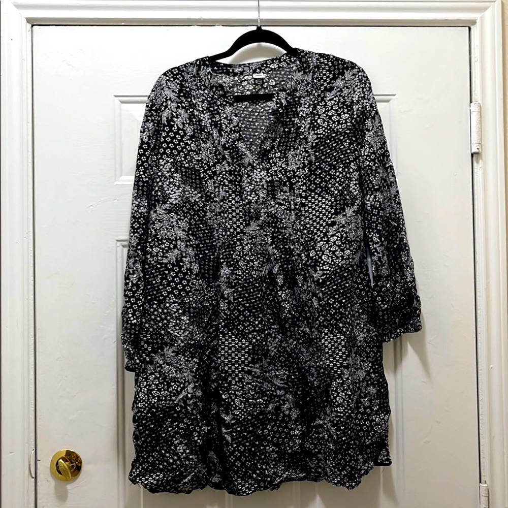 Black & White Blouse